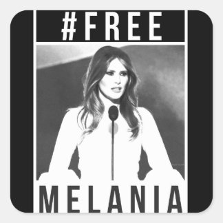Free Melania Sticker (Black)