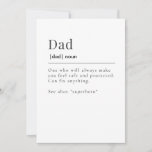 Free Minimalist Dictionary Definition Funny Quote  Holiday Card<br><div class="desc">Free Minimalist Dictionary Definition Funny Quote Father's Day,  Father's birthday</div>