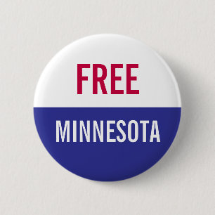 Free Minnesota Protest  Button