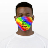 Free mom hugs adult cloth face mask (Worn)