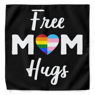 Free Mom Hugs II - Rainbow Gay Trans Pride Bandana