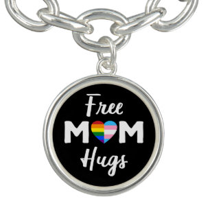 Free Mom Hugs II - Rainbow Gay Trans Pride Bracelet