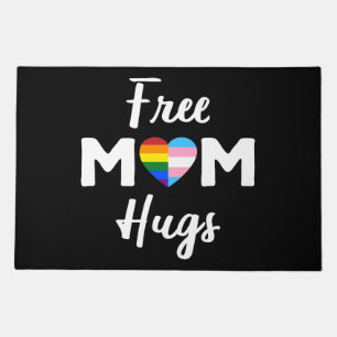 Free Mom Hugs II - Rainbow Gay Trans Pride Doormat