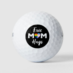 Free Mom Hugs II - Rainbow Gay Trans Pride Golf Balls