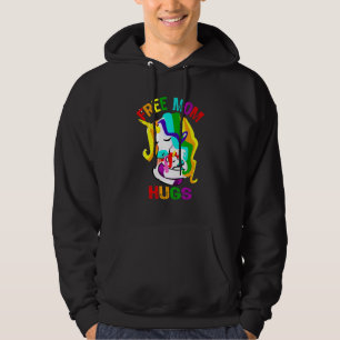Free Mom Hugs Lgbt Gay Pride Hoodie