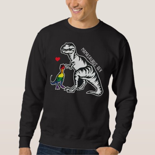 Free Mom Hugs LGBT Mom Saurus Rex Shirt Proud Mom Sweatshirt