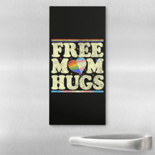 Free Mom Hugs Lgbt Pride Magnetic Notepad