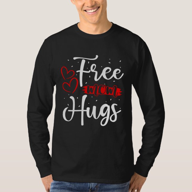 Free Mom Hugs LGBT Transgender Bisexual Pride Mont T-Shirt (Front)