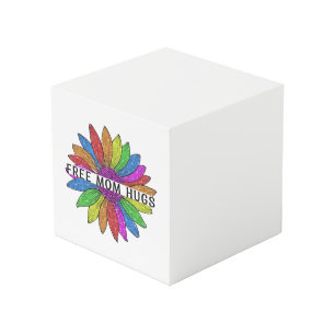 Free Mom Hugs LGBTQIA+ Pride Support Cube