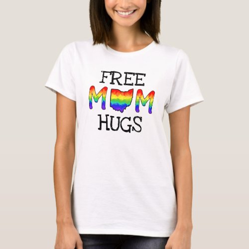 Free Mom Hugs Ohio T_Shirt