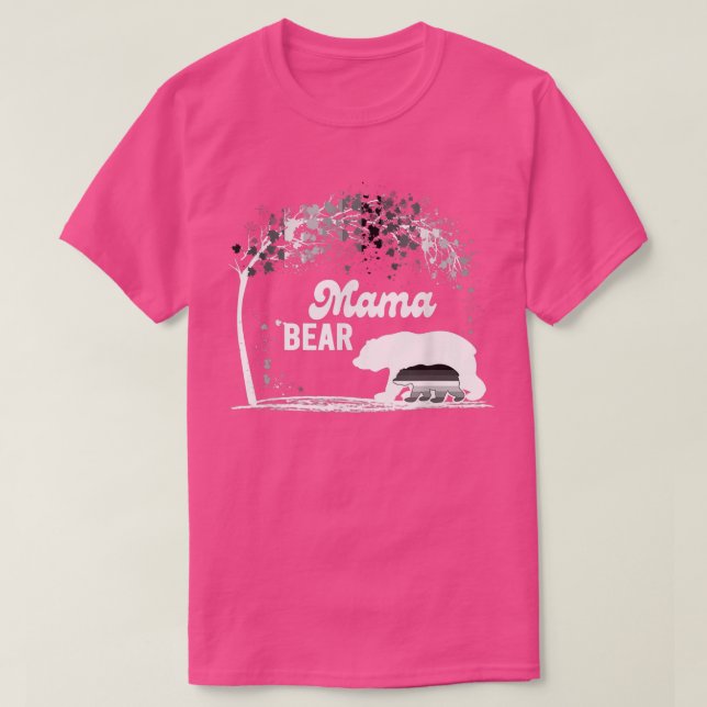 Free Mom Hugs Proud Mama Bear Heterosexual Pride L T-Shirt (Design Front)