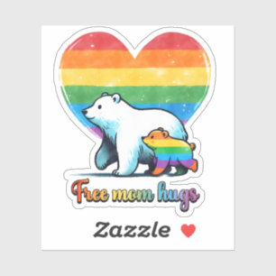Free Mom Hugs Sticker
