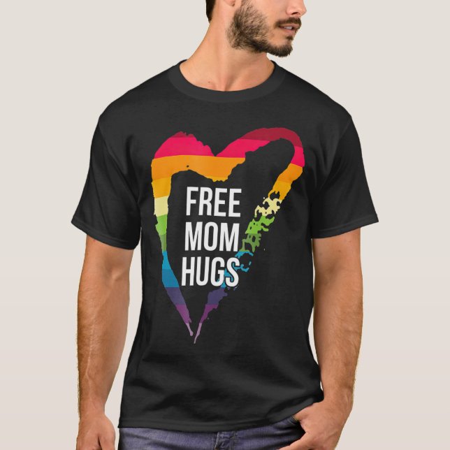 free mom hugs t LGBT T-Shirt (Front)