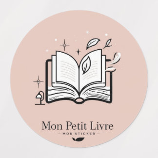 Free Mon Petit round stickers