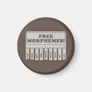 Free Morphemes Magnet