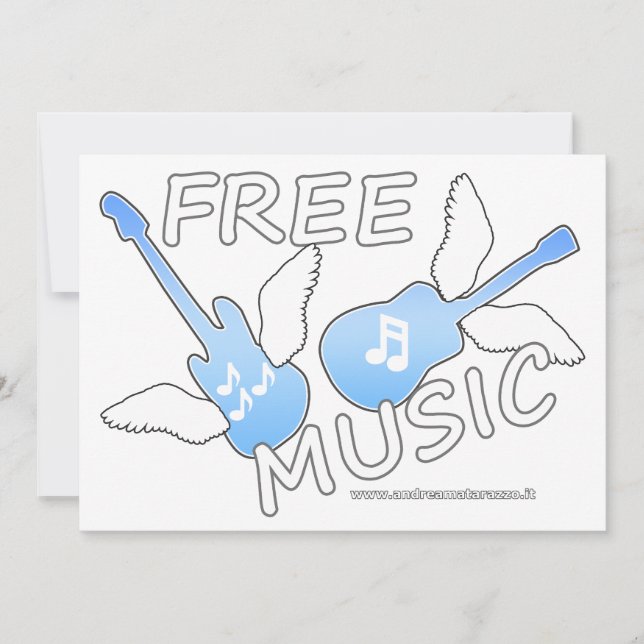 Free Music  Card (Front)