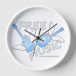 Free Music Clock