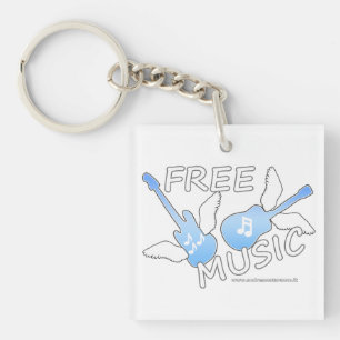 Free Music   Keychain