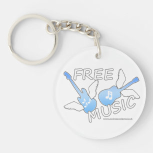 Free Music   Keychain