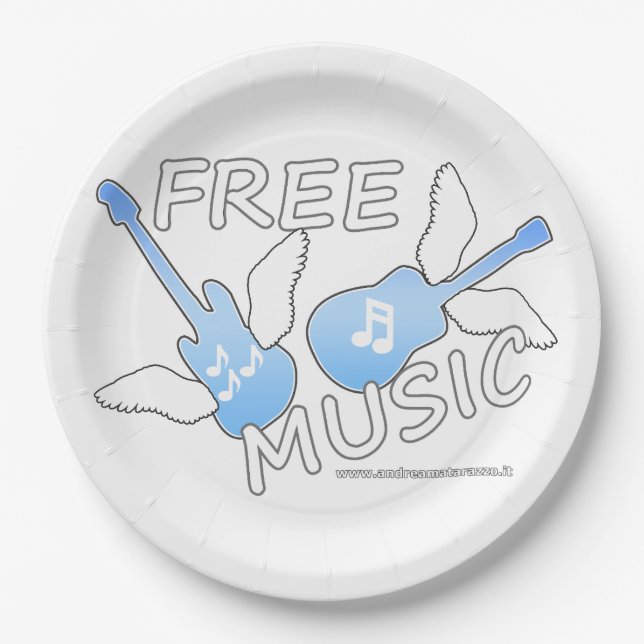 Free Music   Paper Plates (Front)