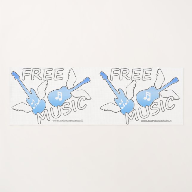 Free Music    Yoga Mat (Front (Horizontal))