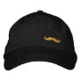 FREE MUSTACHE RIDES EMBROIDERED BASEBALL CAP