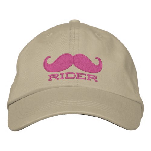 FREE MUSTACHE RIDES EMBROIDERED BASEBALL HAT