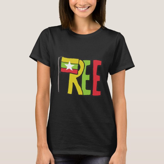 Free Myanmar T-Shirt (Front)
