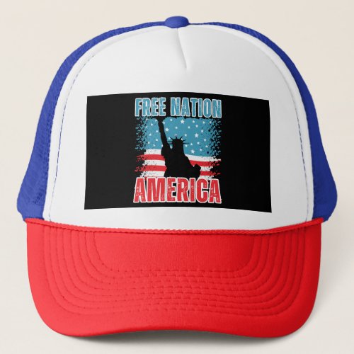 Free Nation America  Trucker Hat