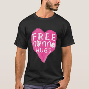 Free Nonna Hugs I Love My Family Hug Me T-Shirt