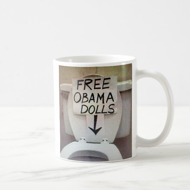 FREE OBAMA DOLLS COFFEE MUG (Right)