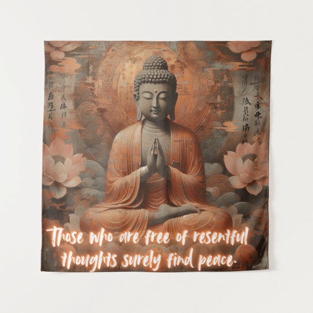 FREE OF RESENTFUL THOUGHTS TAPESTRY (Front)
