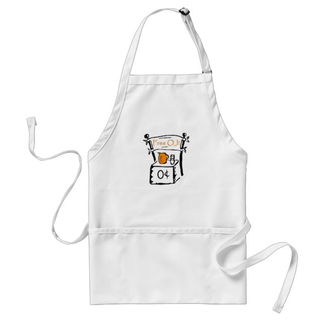 Free OJ Adult Apron (Front)