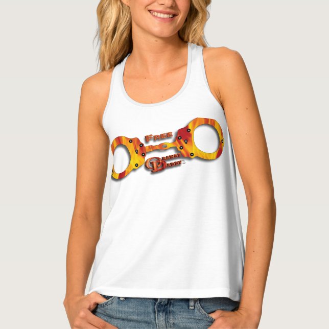 Free Orange Daddy + Phoenix Rising Tank Top (Front)