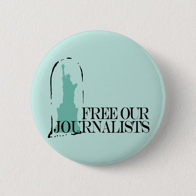 Free our journalists button (Front)