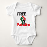 Free Palestine - فلسطين علم  - Palestinian Flag Baby Bodysuit at Zazzle