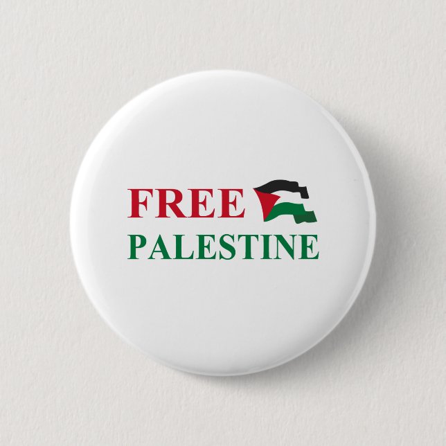 free palestine #2 button (Front)