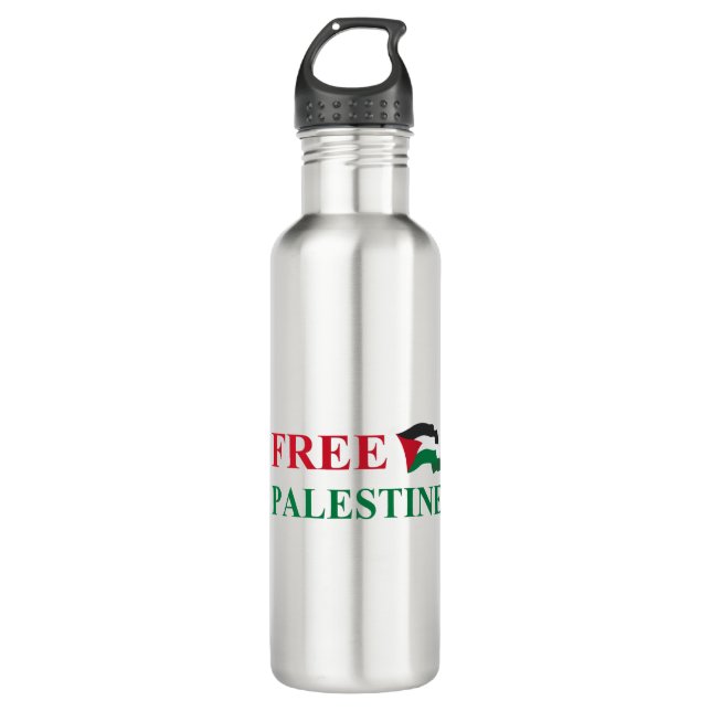 free palestine #2 stainless steel water bottle (Front)