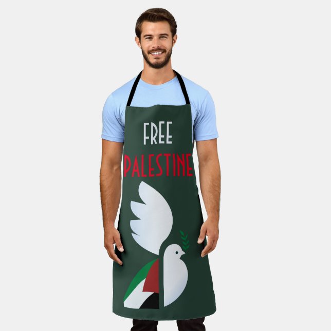 Free Palestine Apron | Peace, Unity & Cultural  (Worn)