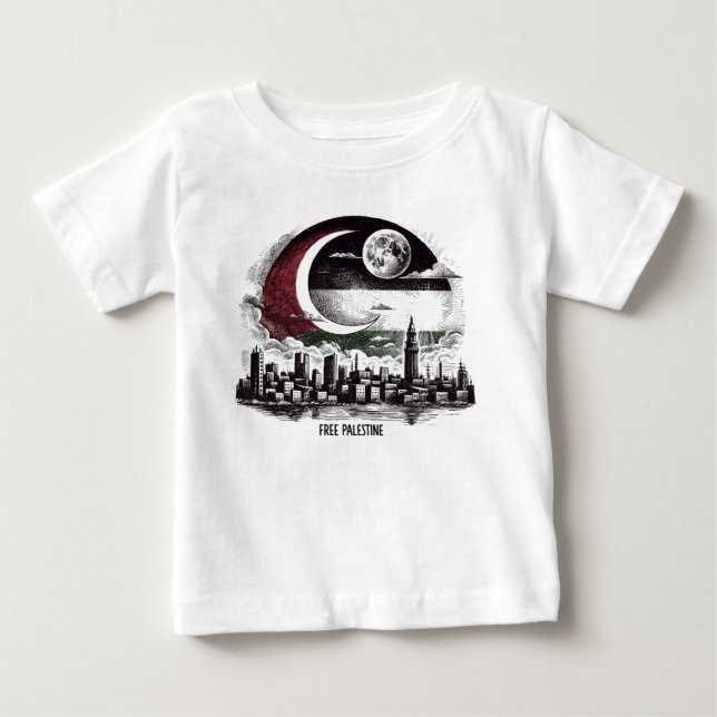 Free Palestine  Baby T-Shirt (Front)