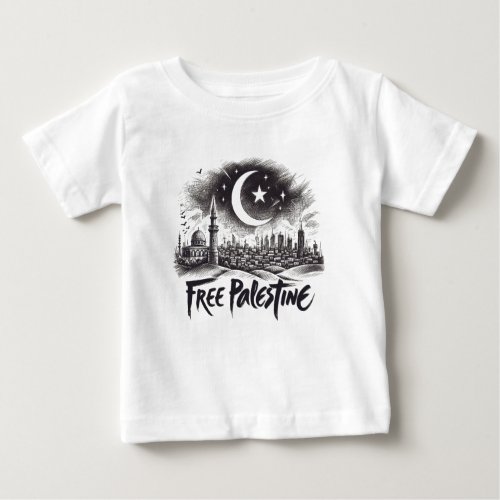 Free palestine  baby T_Shirt