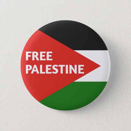 Free Palestine Badge Button Pin