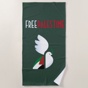 Free Palestine Beach Towel – Pro-Palestine Flag
