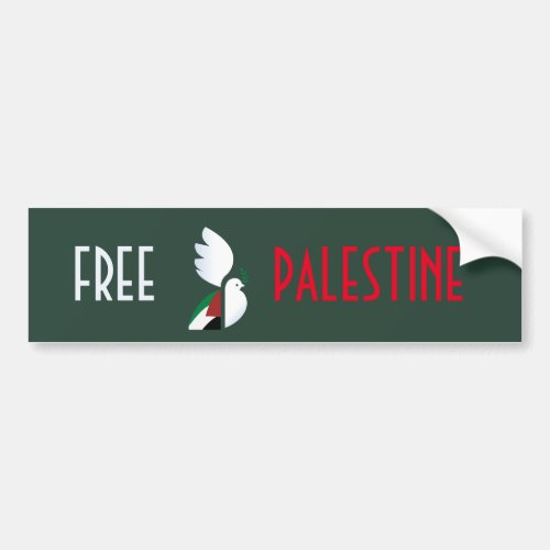 Free Palestine Bumper Sticker