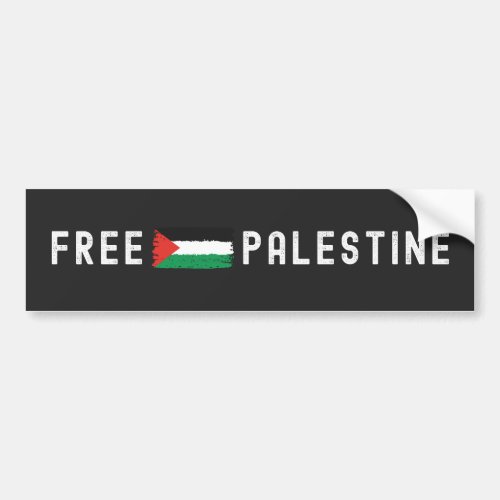 FREE PALESTINE BUMPER STICKER