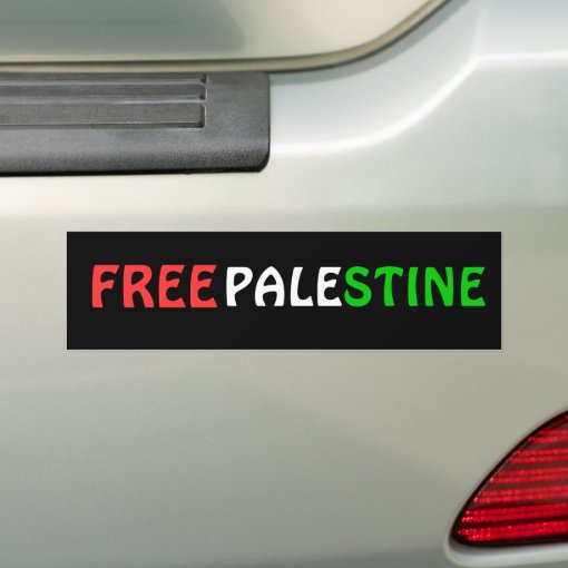 FREE PALESTINE Bumper Sticker | Zazzle