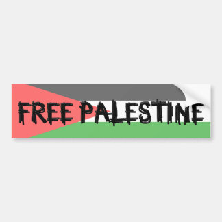 FREE PALESTINE Bumpersticker Bumper Sticker