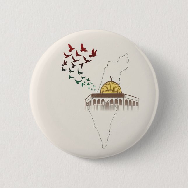 FREE PALESTINE BUTTON (Front)