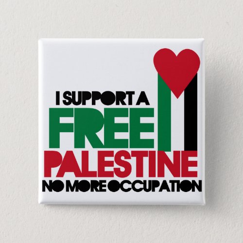 Free Palestine Button