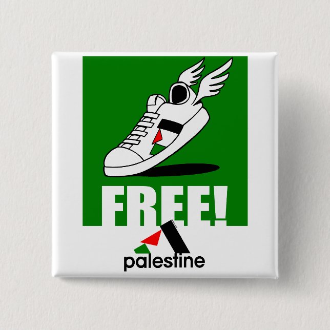 Free! Palestine Button (Front)